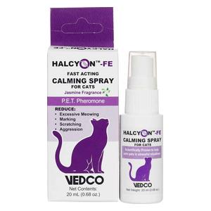 Halcyon-FE Fast-Acting Calming Spray for Cats  Vedco